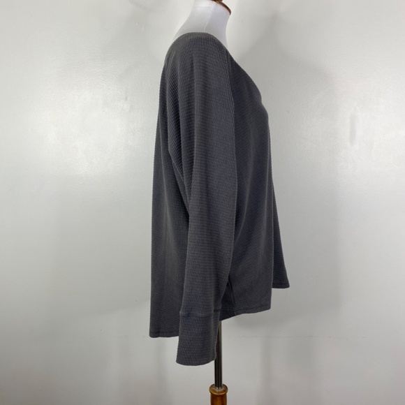 NWT Knox Rose Waffle Knit Top Gray Sz. 2X - Picture 4 of 12